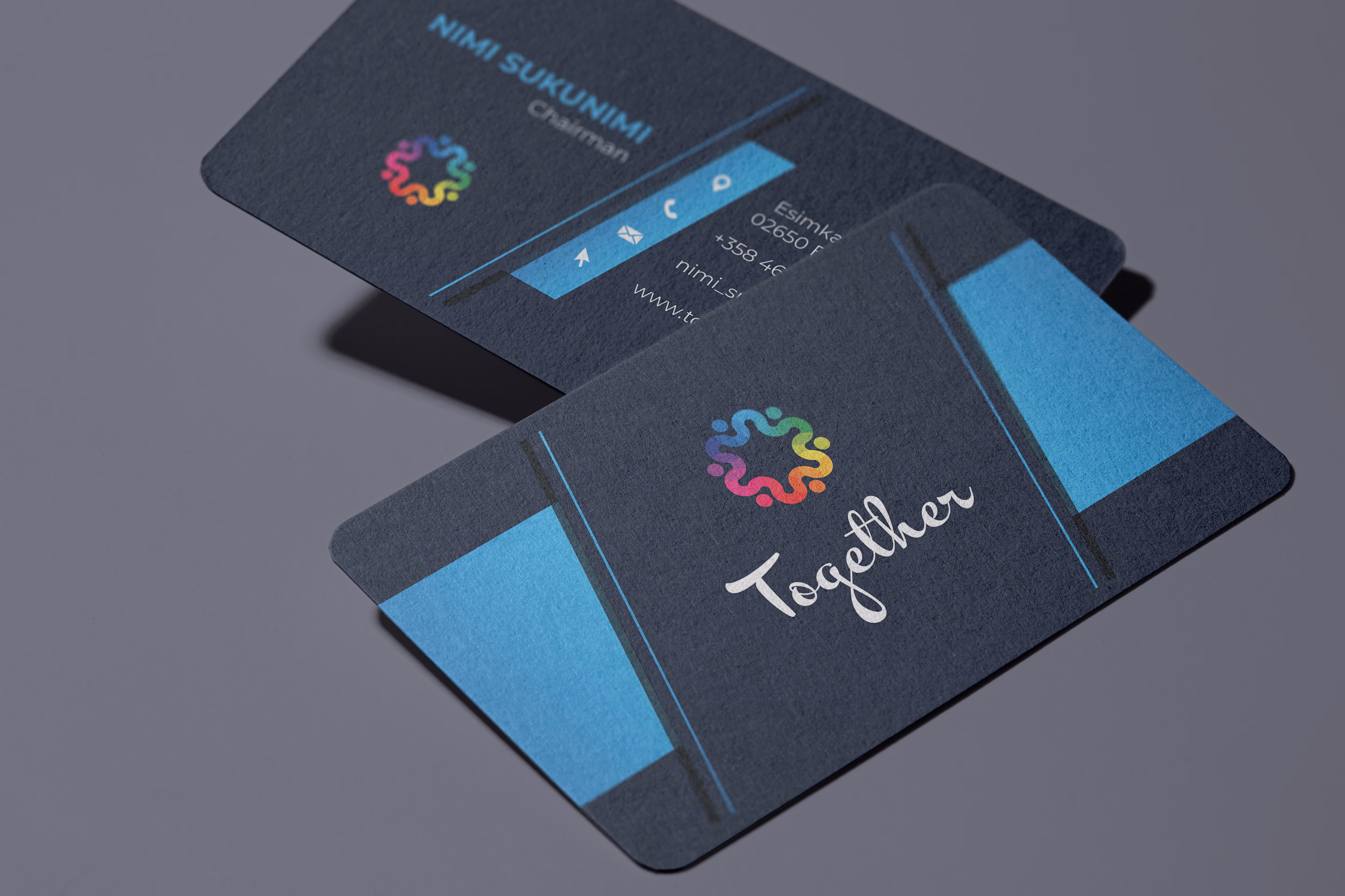 Together Business Card cover