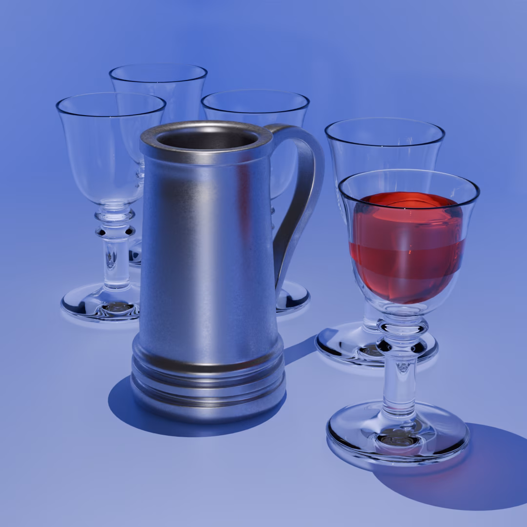 Silver Glass Jug content image 2
