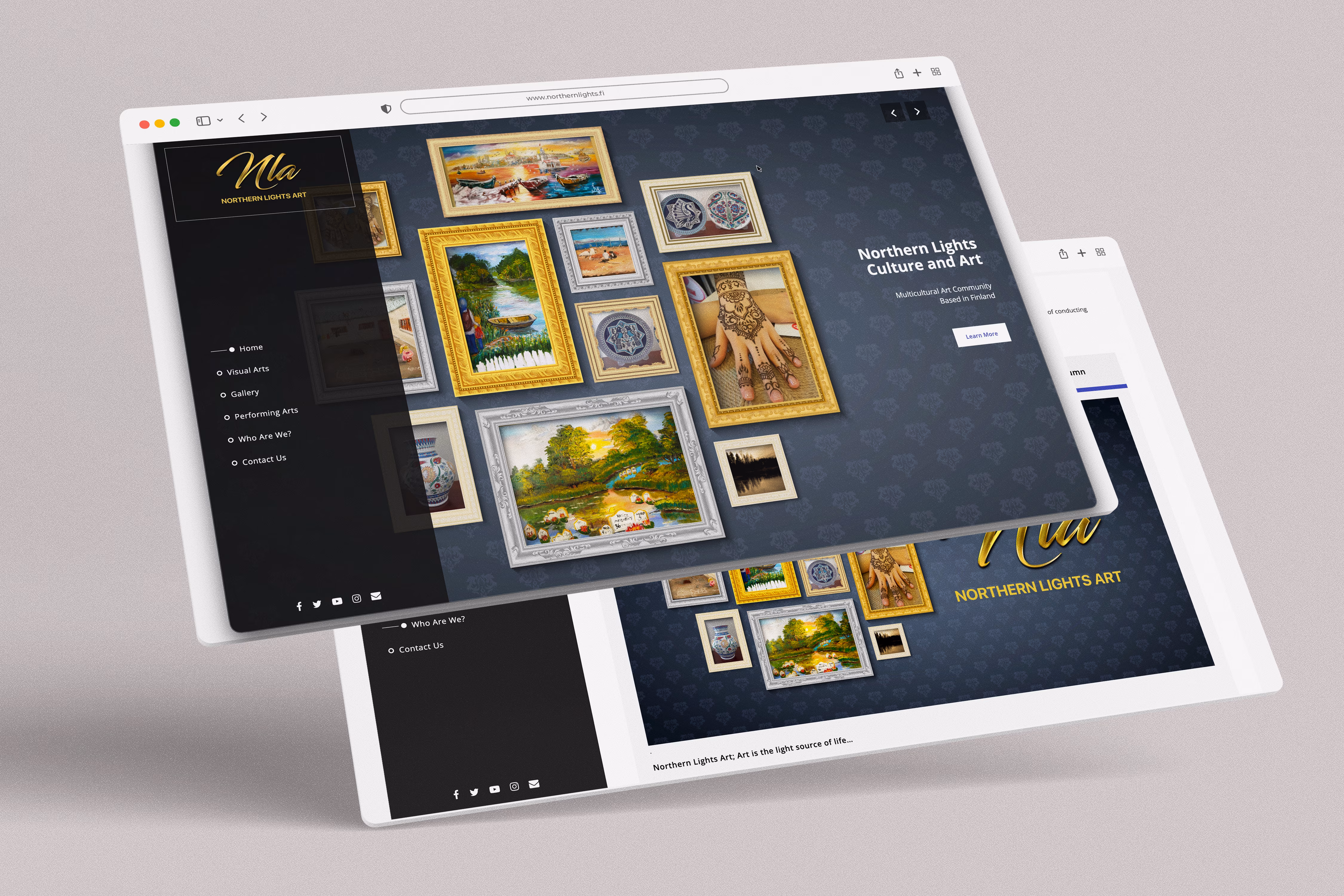 NLA Website project cover