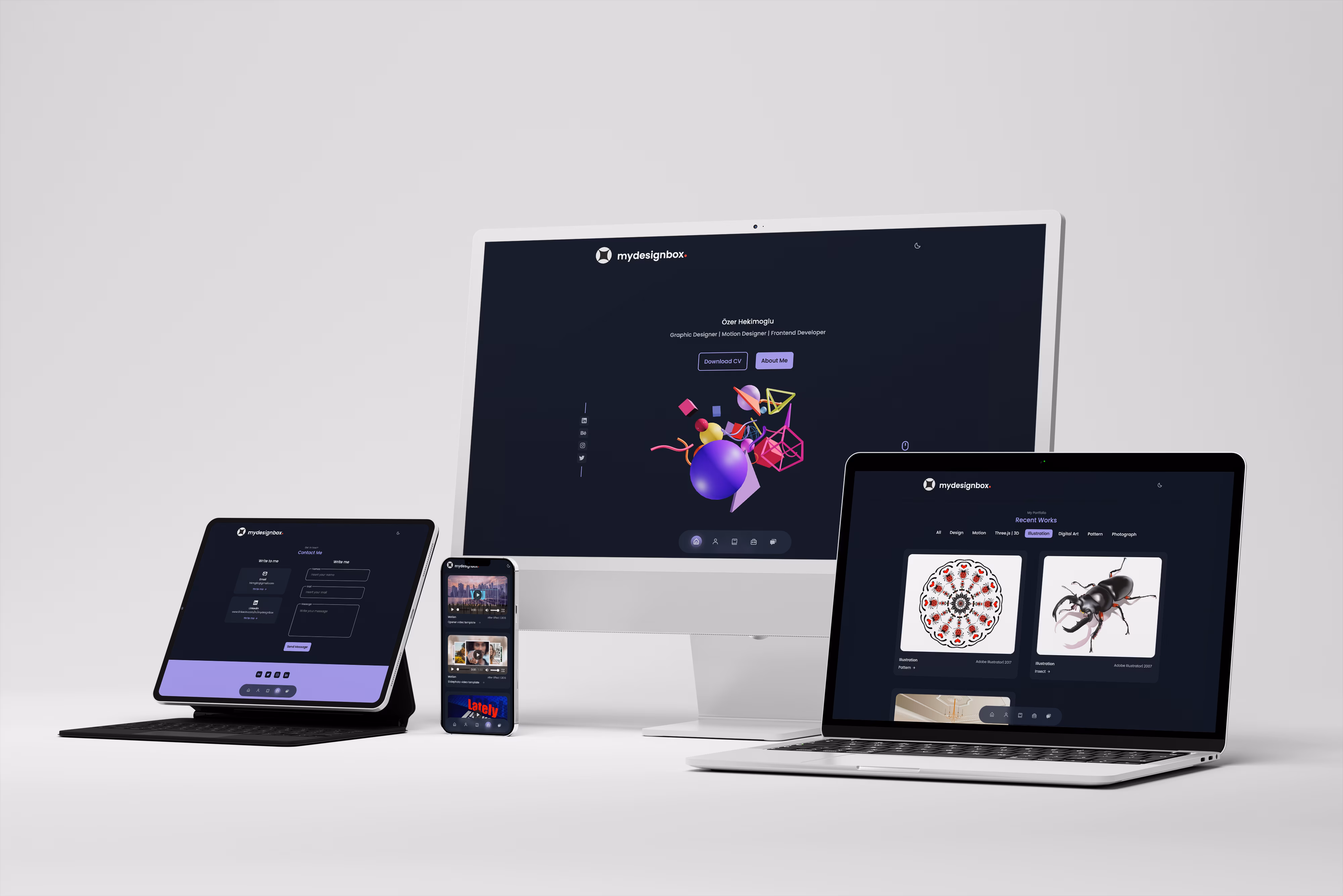 Old Portfolio Website project cover